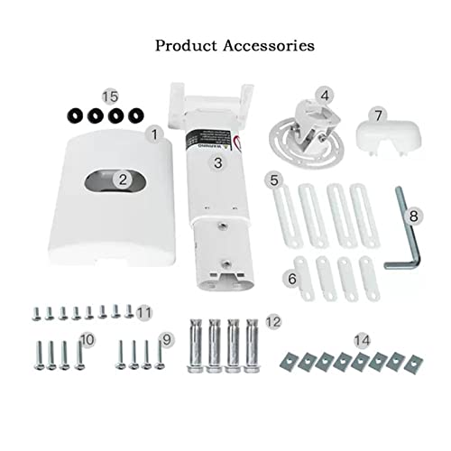 Support de projecteur rétractable pour plafond ajustable 40-60 cm SL600