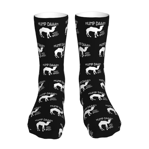 Hump Day Casual Calf Socks for Men's and Women's Soft Comfortable Winter Warm