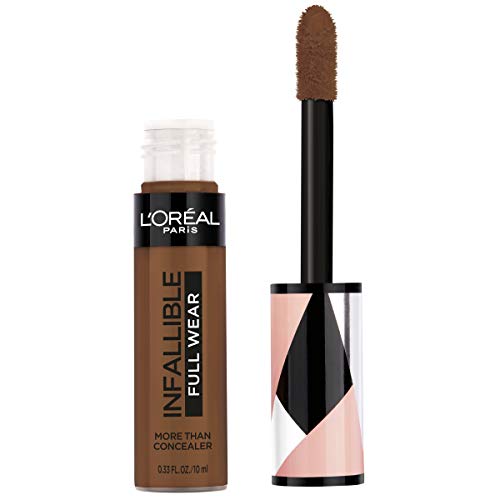 L'OrÃ©al Paris Makeup Infallible Full Wear Concealer, Full Coverage, EXTRA LARGE Applicator, Waterproof, Multi-Use Concealer to Shape, Cover, Contour & Sculpt, Matte Finish, Truffle, 0.33 fl. oz.