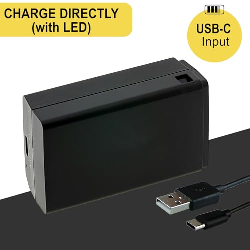 PATONA Akku VB30 3000mAh USB-C Input kompatibel mit Godox WB100 V1 Pro Rundkopf Kamerablitz V850III Flash V860III AD100Pro, mit Überladungs- & Kurzschlussschutz, hochwertige Markenzellen