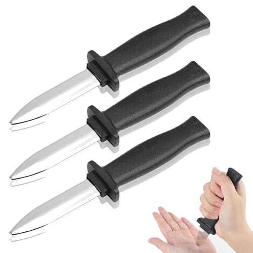 Matsizen 3 PCS Fake Messer Spielzeug Messer Verschwinden Dolch Teleskopmesser Aus Kunststoff Zauberrequisiten für Kinder Erwachsene Partys Halloween...