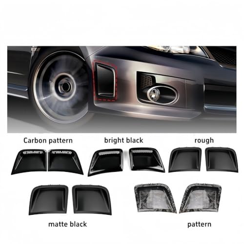 Embellecedor parachoques delantero para Impreza WRX STI Hatchback, ventilación capó 2