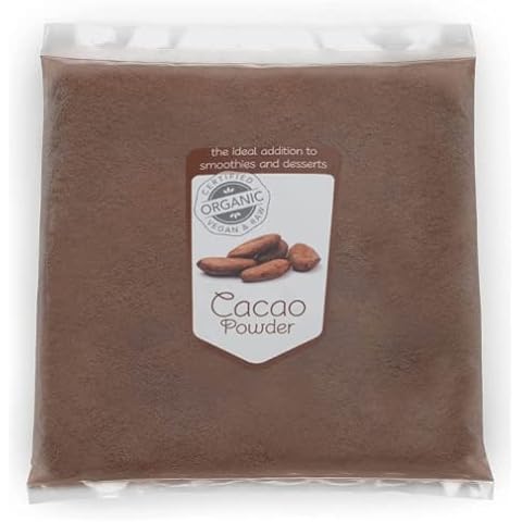 Superfoodies Pure Raw Cacao Powder 1KG - Organic, Made from Superior Criollo Beans - No Sugar Cover