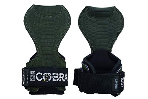 Image of Cobra Grips Weight Lifting Gloves with Adjustable Neoprene Padded Wrist Wraps - Heavy Duty Alternative to Power Lifting Hooks for Deadlifts