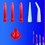 ANZHUO Extended nozzle for sausage caulking gun or Caulking Gun caulk tube adapters Used for sealing seams installing glass doors and windows tiles kitchenware advertisements, etc