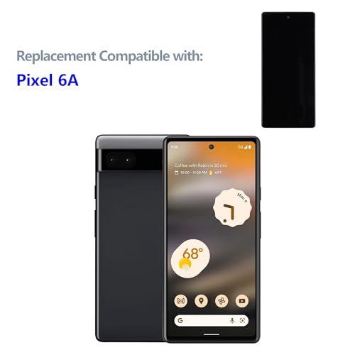 SWARK OLED Display for Google Pixel 6A GX7AS, GB62Z, G1AZG 6.13" LCD Display digitizer Screen Assembly with Upgraded Repair Tools Kit-Black by SWARK - Image 6