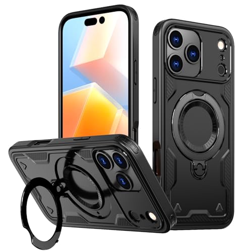 Coque iPhone 17 Pro Max antichoc noire finie la peur des chutes avec support