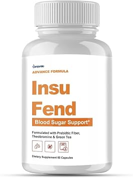 Insufend Advanced Glyco Support Supplement 60 Capsules All-Natural Vitamin Pills with Maximum Strength Formula, Daily Health & Wellness Support