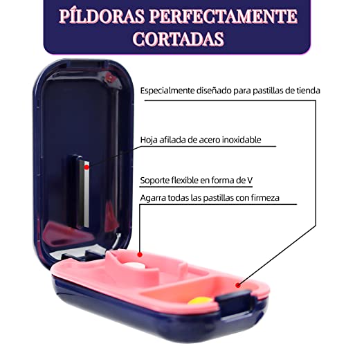 Vitamínicos, cortador de pastillas Marca MXBEAUTY (2)