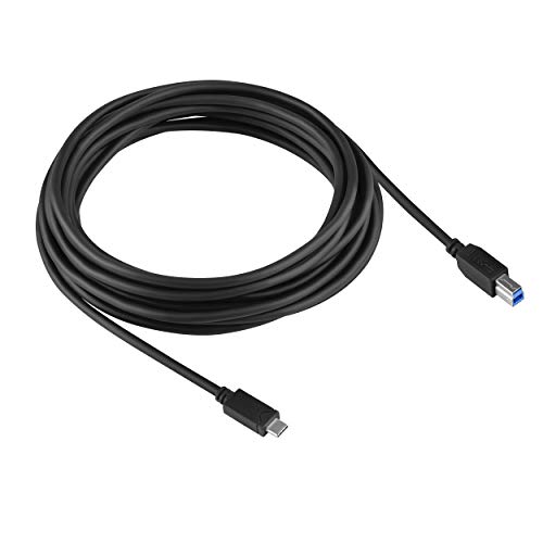 20ft USB Type C to USB Type B 3.0 - Tethering Cable Compatible with MacBook Pro, HP, Dymo, Epson, Brother, Xerox, Lexmark, Canon, Samsung and More - Thumbnail 3