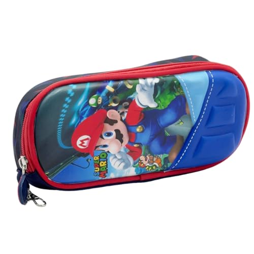 Kit Mochila Infantil Rodinhas Estojo Lancheira Escolar 3D - Super M