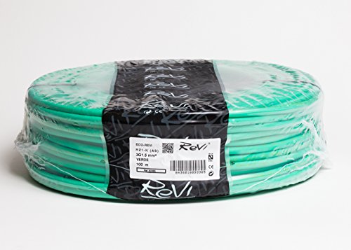Cable RZ1-K 0,6/1kV (AS) Libre de Halógenos 3x1,5mm 100m (Verde)