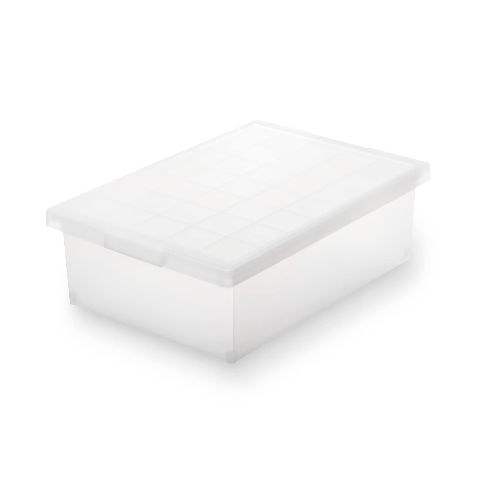 Amazon｜無印良品 PPキャリーボックス ロック付・大 約幅36×奥行52