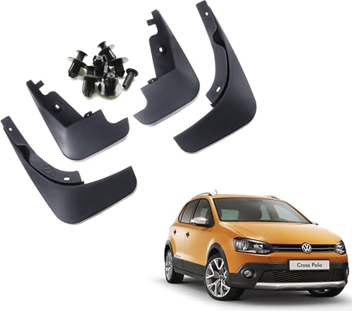 Image of WolkomHome Mud Flap Compatible with Polo Cross - Durable Splash Guards for Car Exterior Protection