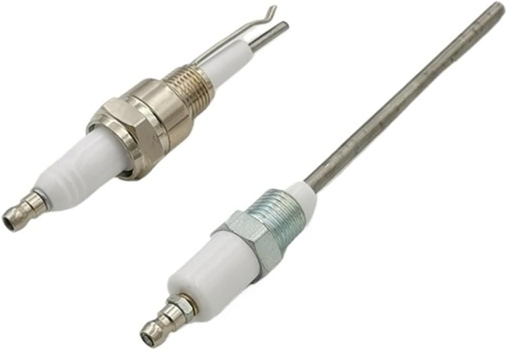 1pcs Burner Ignitor Side Needle Ignition Electrode Industrial Spark Double Pole Ignition Needle Ceramica Probe Flame Detection(Level Probe)