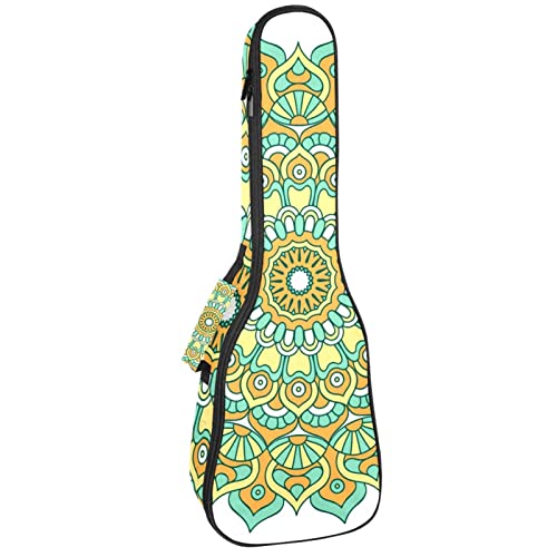 Sac ukulélé ténor cadeau idéal motif floral bohème pour musicien