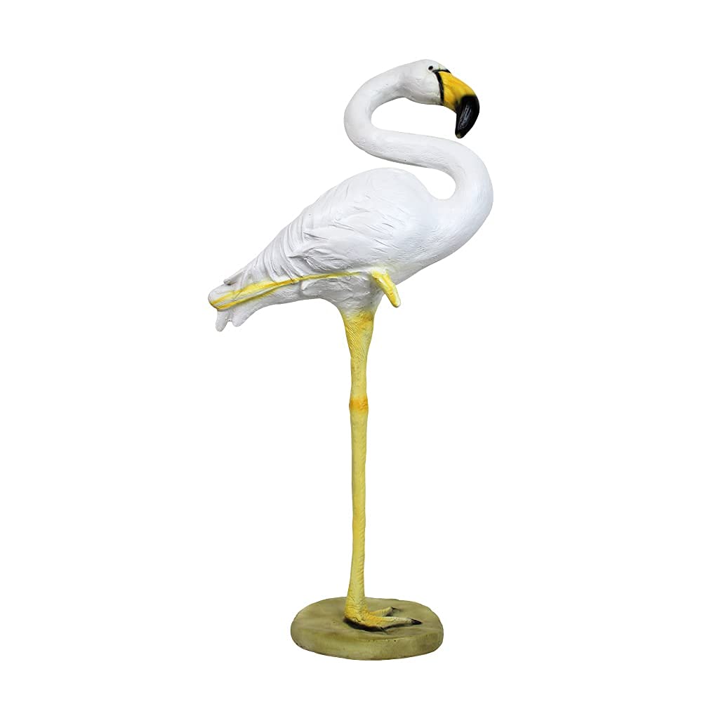 The decorshed (Unbreakable 32 Inches White Flamingo for Garden Decor, Garden Statue, Single Leg Flamingo for Garden (B09DDDCVHC) Amazon Price History, Amazon Price Tracker