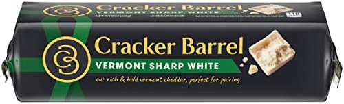 Cracker Barrel Vermont Sharp White Cheddar Cheese Chunk (8 oz Block)
