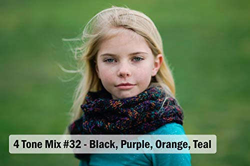 Kids Infinity Scarf - Solid Indi Pink #TOP4