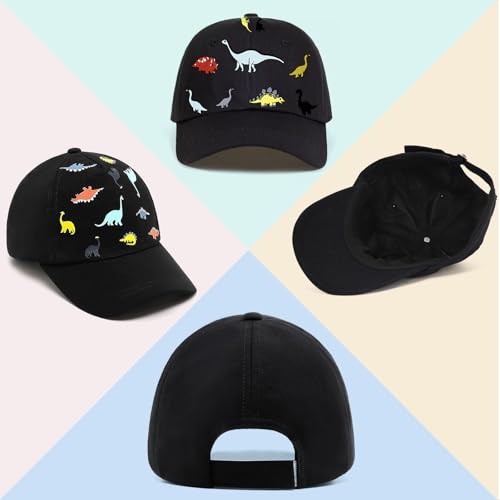 Supaico Boné de beisebol infantil bordado boné infantil lavado bonés bonitos ajustáveis para meninos