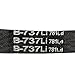 uxcell B-737/B29 Drive V-Belt Inner Girth 29