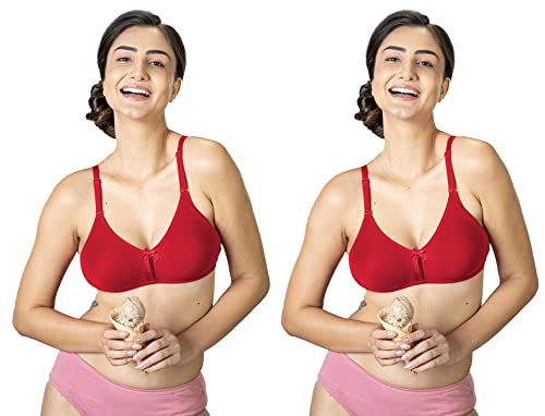 Image of Lyra 516 Flora Mesh Ladder Moulded Premium Cotton Bra