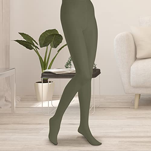 Image of Butterfly EMEM Apparel Women's Plus Size Queen Opaque Footed Tights