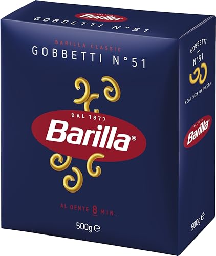 Barilla Pasta Klassische Gobbetti n.51 aus Hartweizen immer al dente, (1 x 500 g)