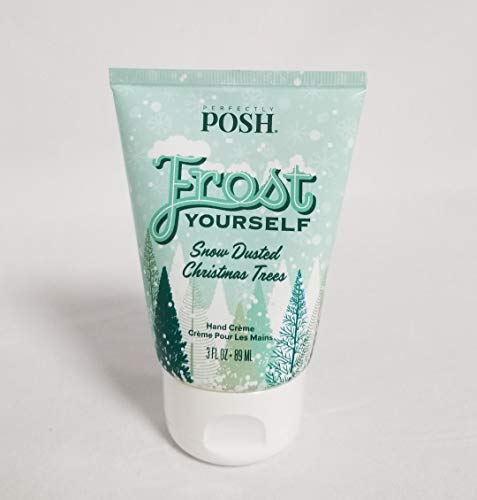 Perfectly Posh FROST YOURSELF Snow Dusted Christmas Trees (BFYHC) Big Fat Yummy Hand Creme, 3 fl. oz.