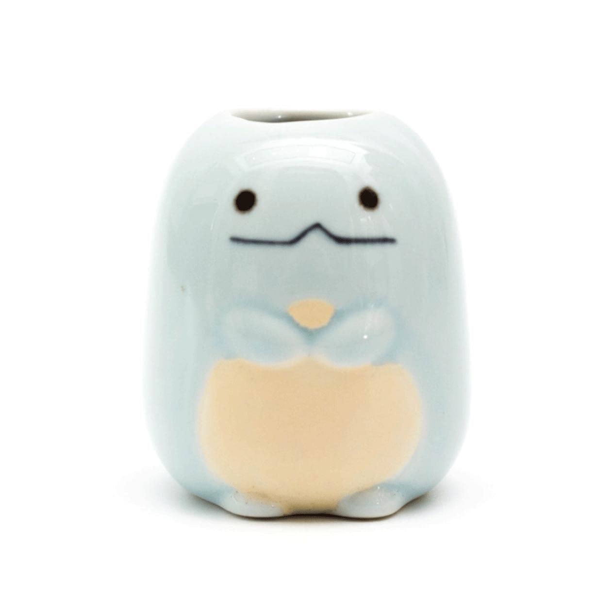 Wdwdw Blue Toothpicks Dispenser Toothpick Box Fashion Ceramic Holder Cute Animal Container Toothbrush Holder