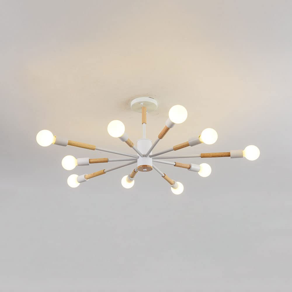 Plafonnier industriel vintage blanc pour illuminer votre entrée ou bureau