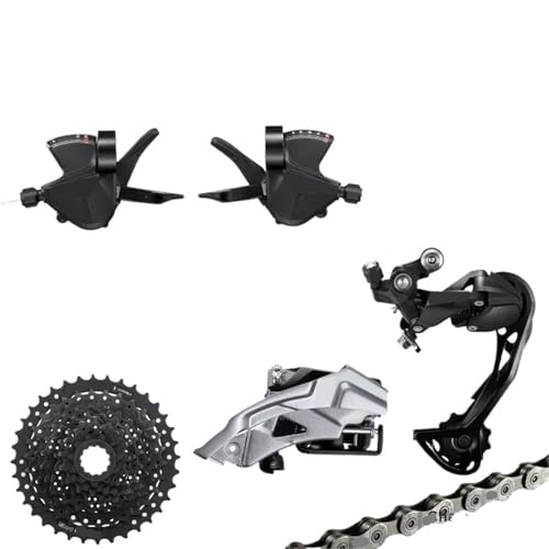 �݊���������܂� �V�}�m 3x9 �X�s�[�h MTB �O���[�v�Z�b�g ALIVIO M3100 �V�t�^�[ RD-M3100 FD-M2000 HG200 �J�Z�b�g�`�F�[���ɑΉ�(FD(TS)HG200(CS)32T)
