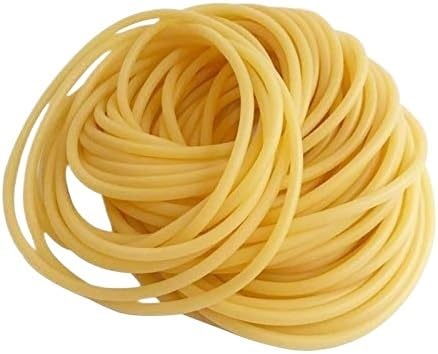 Rubber Tubing Latex Rubber Hoses, Slingshot Tubing, High Resilient ID 1.6~12mm, 1m(OD 4xID 2mm)