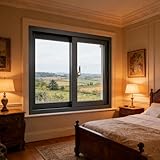 JLXJYS Schiebefenster Große horizontale Schiebefenster mit Glas, B x H 120 x 80 cm, Doppelscheibenfenster for Häuser, Schuppen/Badezimmer/Garage/Hühnerställe