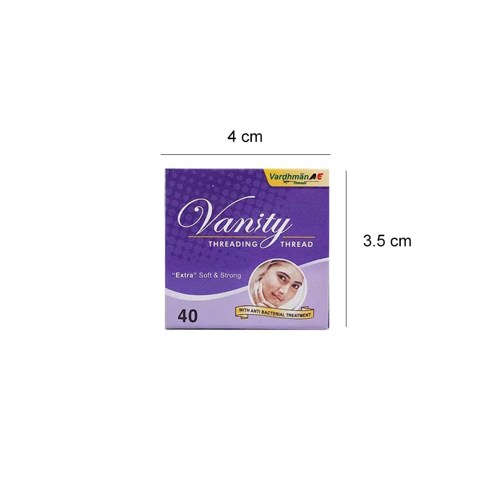 Vanity Purple - Hilo de roscar, paquete de 2 (10 carretes en cada caja) con tijeras Behal International