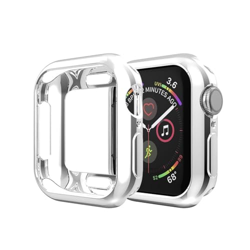 Coque silicone argent iWatch 44mm souple