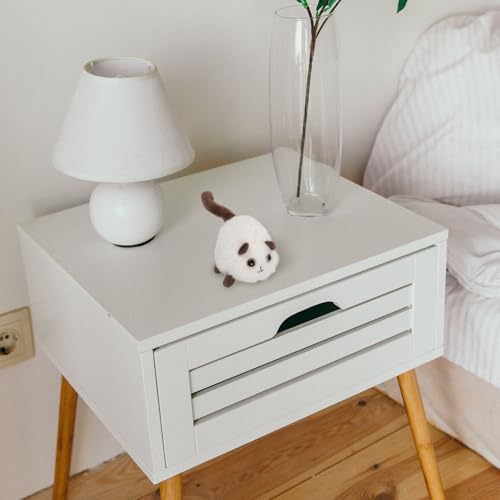 Gato de peluche interactivo Alipis con cola móvil y relleno de algodón PP 4