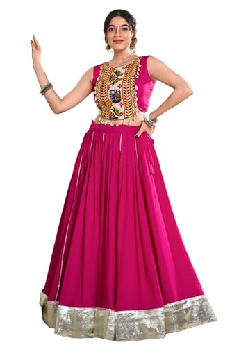 Navratri Lehenga Choli : fini l'inconfort avec ce chemisier en rayonne de travail Gamthi 15367