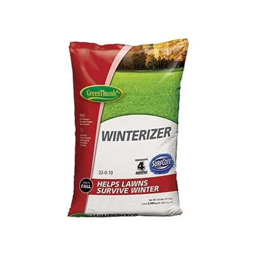 Green Thumb GT58105 Winterizer Lawn Fertilizer, 32-0-10 Formula, 5,000-Sq. Ft.