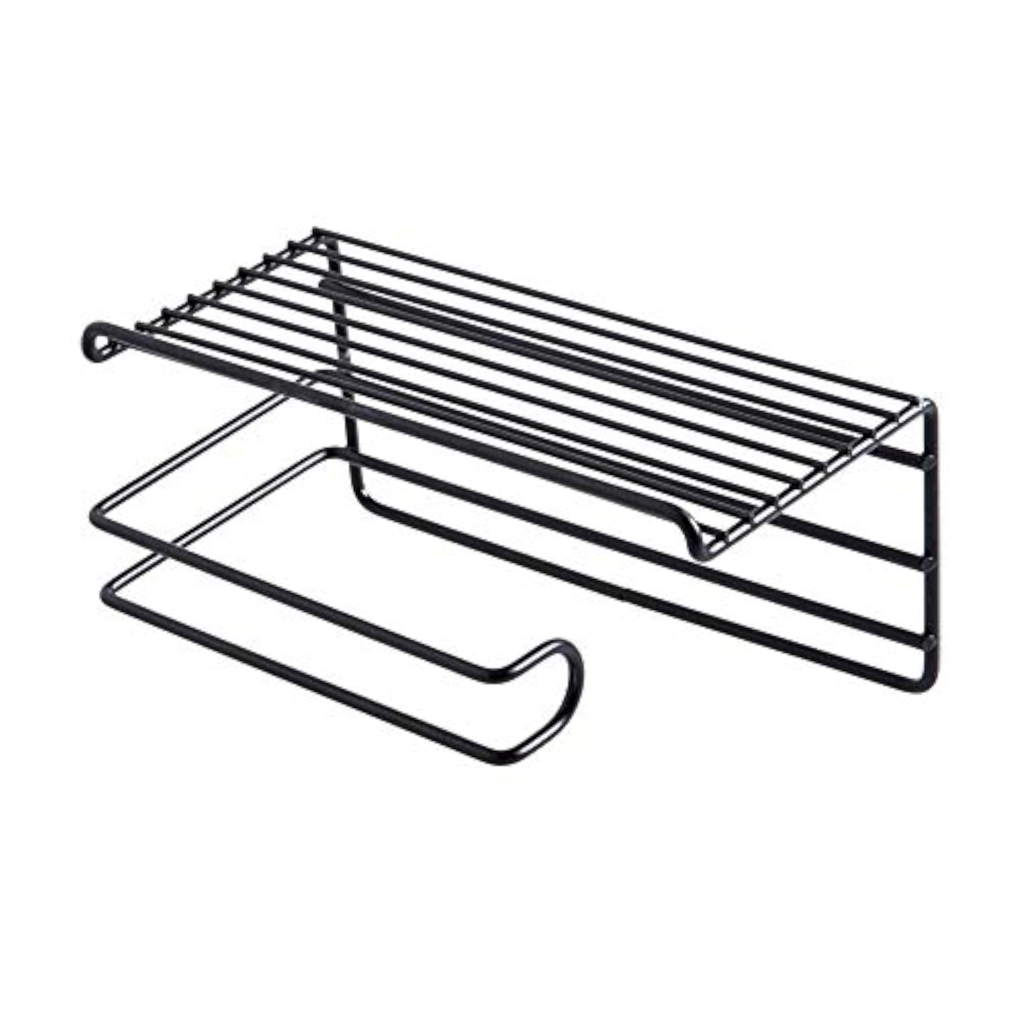 Adhesive Toilet Paper Holder with Shelf, 1 Pc