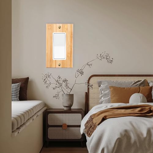 Placa de pared cruda de calidad decorativa de madera maciza 4