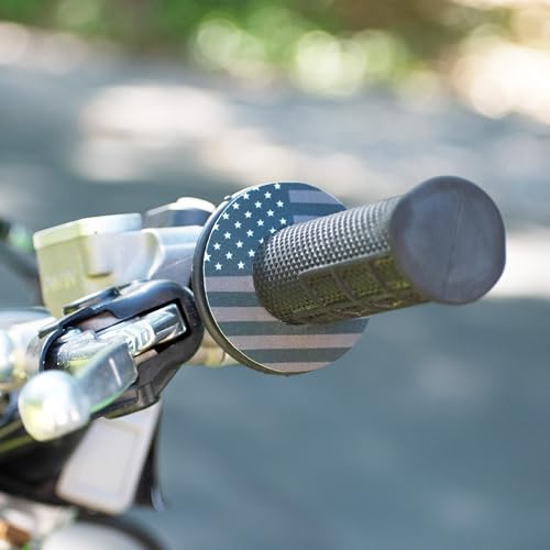 Image of Gripdonuts.com Premium Grip Donuts for Dirt Bike Motorcycle MX BMX - American Flag (2 Variations)