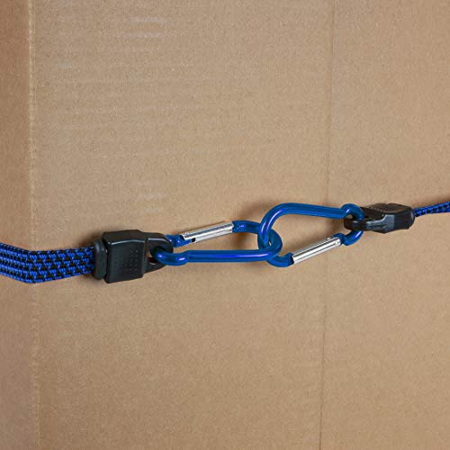 Performance Tool W1451 12" Flat Bungee w/Carabiner, 12 in. Flat Bungee w/Carabiner - Image 3