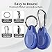 Waterproof Holder for AirTag Keychain Lock Case for Apple AirTags Keyring Durable Lightweight Cover for AirTag for Keys Kids Luggage Backpacks Pet Collar Black Blue 4Pack