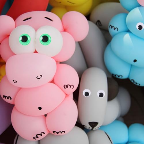 CCINEE 1500pcs Googly Eyes Self Adhesive for Crafts, Round Wiggle Eyes Assorted Sizes 4 to 15mm for Animate Puppets, Chair, Photos, Drawings, DIY Decorations - Image 7