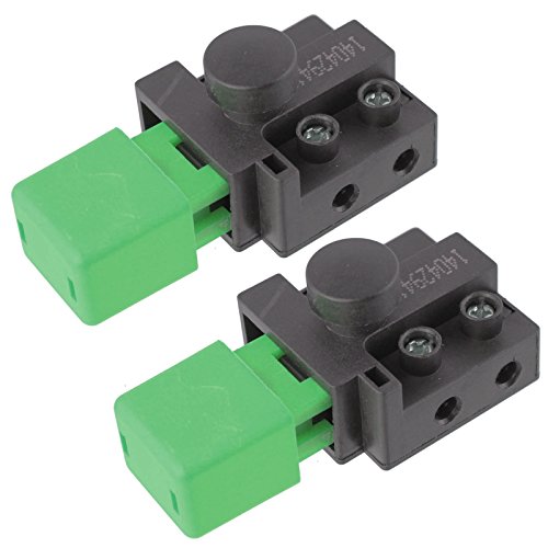 Preisvergleich Produktbild Flymo lawnrake Vertikutierer grün Gap Schalter Button (Pack von 2)