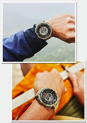 Image of Casio PRG-340 Pro Trek Climber Line Wristwatch, Solar, Biomass Plastic