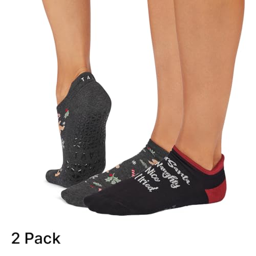Image of TAVI Savvy Grip Socks - Pilates Socks for Women with Non-Slip Grips, Heel Tab and Arch Support, Wear for Yoga, Barre, Dance