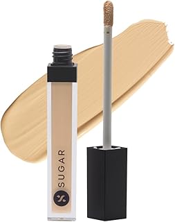 SUGAR Cosmetics Magic Wand Full Coverage Concealer | Matte | Waterproof |All Skin Types | Lasts Upto 8 Hrs | 8.4gm - 12 Co...