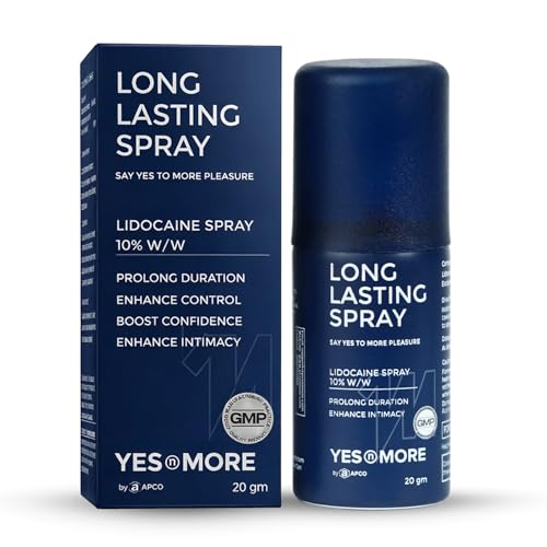 Image of Long Lasting Lidocaine Topical Spray for Men | Fast Acting External Use | Easy Application | Travel Friendly 20g | Smooth Bottle Design